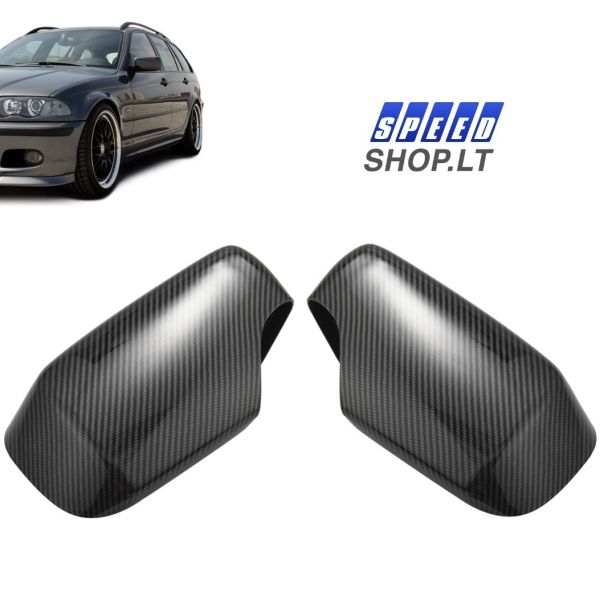 BMW 3-5 (E39-E46) carbon veidrodelių gaubtai